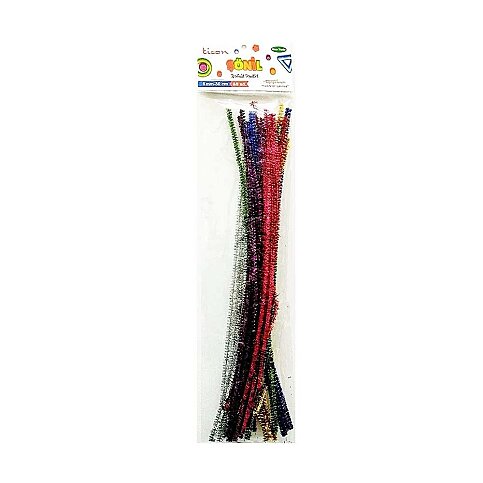 TİCON 362121 METALİK ŞÖNİL 30cm 25Lİ - 1