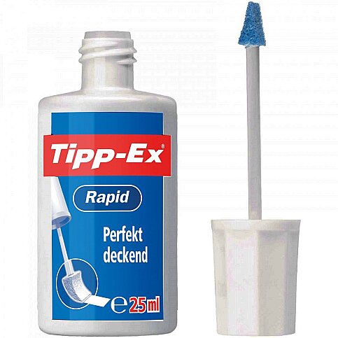TİPP-EX SÜNGER UÇLU SIVI DÜZELTİCİ (SİLİCİ) 20ml RAPİD (8859944)(8859946) - 1