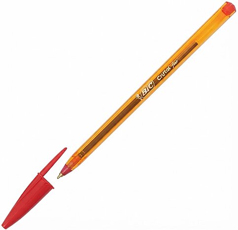 BİC CRİSTAL TÜKENMEZ KALEM F KIRMIZI (872720) - 1