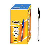 BİC CRİSTAL TÜKENMEZ KALEM F SİYAH (872731) - BİC (1)