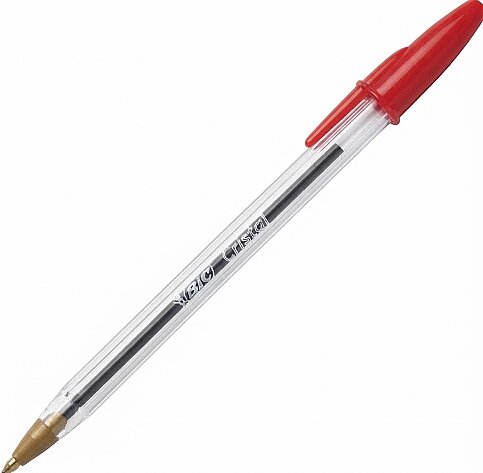 BİC CRİSTAL TÜKENMEZ KALEM M KIRMIZI (847899) - 1