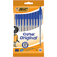 BİC CRİSTAL TÜKENMEZ KALEM M MAVİ (847898)(830863) - BİC