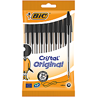 BİC CRİSTAL TÜKENMEZ KALEM M SİYAH (847897)(830864) - BİC