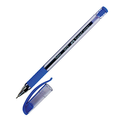 FABER-CASTELL 1425 İĞNE UÇLU TÜKENMEZ KALEM 0.7 MAVİ (5207142551) - 1