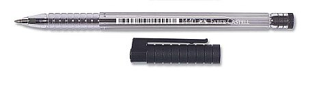 FABER-CASTELL 1440 TÜKENMEZ KALEM 0.8 SİYAH (5211144099) - 1