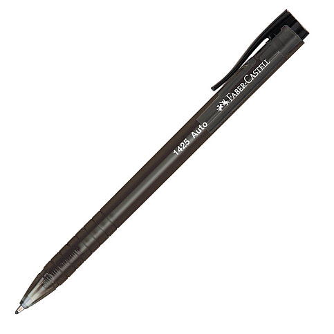 FABER-CASTELL 1425 AUTO BASMALI TÜKENMEZ KALEM 1.0 SİYAH (5211545599) - 1