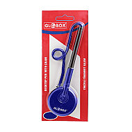 GLOBOX 1032 SPİRALLİ TÜKENMEZ KALEM MAVİ - GLOBOX