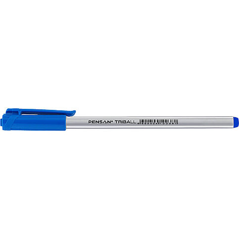 PENSAN 1003 TRİBALL TÜKENMEZ KALEM 1.0 MAVİ (PE01003TKMA) - 1