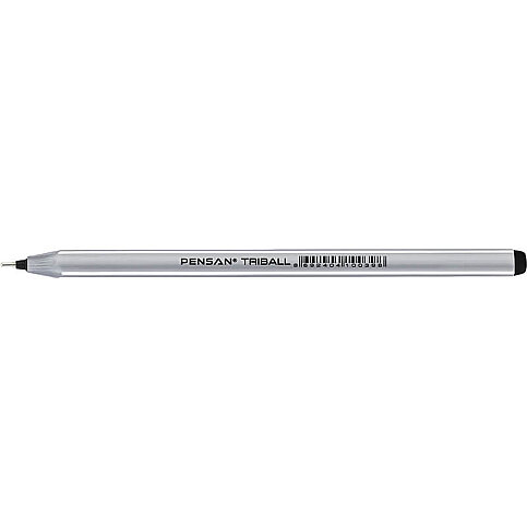 PENSAN 1003 TRİBALL TÜKENMEZ KALEM 1.0 SİYAH (PE01003TKSI) - 1