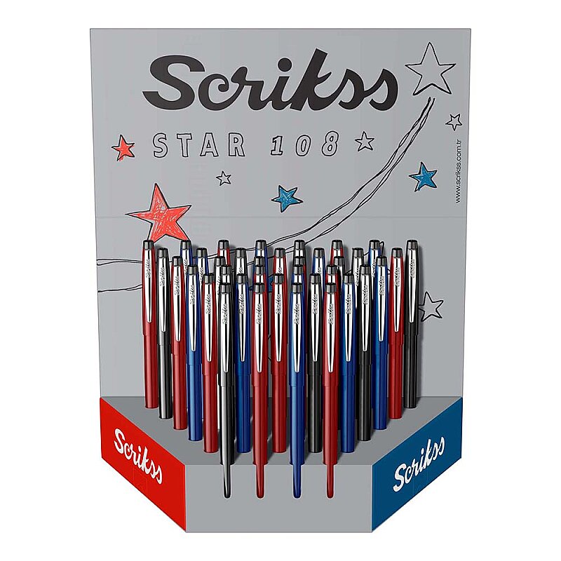 SCRİKSS 108 STAR TÜKENMEZ KALEM