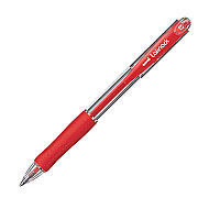 UNİ SN-100 LAKNOCK FİNE TÜKENMEZ KALEM 0.7 KIRMIZI - UNİ