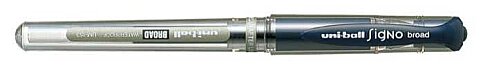Uni Um-153 Signo Broad Jel Kalem 1.0 Mavi-Siyah - 1