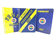 TMN 461946 SPİRALLİ BLOKNOT A6 ÇİZGİLİ 80 YAPRAK FENERBAHÇE - TMN