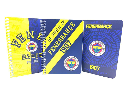 TMN 461946 SPİRALLİ BLOKNOT A6 ÇİZGİLİ 80 YAPRAK FENERBAHÇE - 1