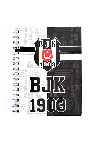 TMN 461949 SPİRALLİ BLOKNOT A6 ÇİZGİLİ 80 YAPRAK BEŞİKTAŞ - 1