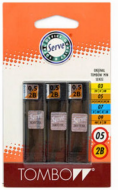 Tombow Classic Kalem Ucu 0.5 2B 3Lü Blister - TOMBOW