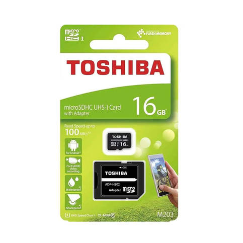 Toshiba Micro Sdhc Hafıza Kartı 16Gb (Thn-M203K016) - 1