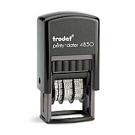 Trodat 4850 Plakalı Türkçe-İngilizce Tarih Damgası - TRODAT (1)