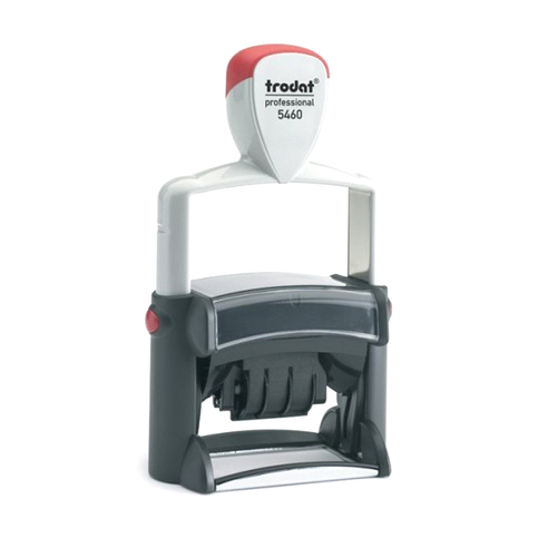 Trodat 5460 Plakalı Türkçe-İngilizce Tarih Damgası - 1