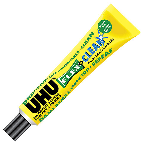UHU FLEX&CLEAN SOLVENTSİZ SIVI YAPIŞTIRICI 20gr (48306)(51003967) - 1
