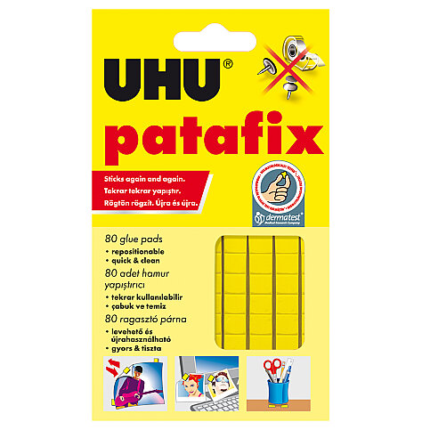UHU PATAFİX HAMUR YAPIŞTIRICI SARI (50140)(51002708) - 1