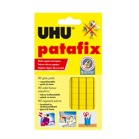 UHU PATAFİX HAMUR YAPIŞTIRICI SARI (50140) - 1