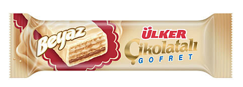 ÜLKER BEYAZ ÇİKOLATALI GOFRET 35gr (136502) - 1
