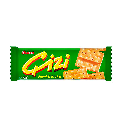 ÜLKER ÇİZİ KRAKER BİSKÜVİ 70gr (9200) - 1