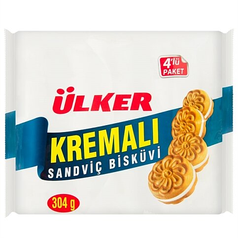 ÜLKER KREMALI SANDVİÇ BİSKÜVİ 61gr (01111-04)(109908) - 1