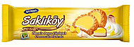 ÜLKER SAKLIKÖY LİMONLU BEYAZ ÇİKOLATALI CHEESECAKE TADINDA BİSKÜVİ 100gr (0116109) - ÜLKER