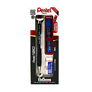 PENTEL A315 VERSATİL KALEM 05+UÇ+SİLGİ SETİ AÇIK YEŞİL - PENTEL