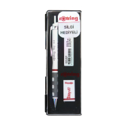 Rotring Tikky Rd Versatil Kalem 05+Uç+Silgi Seti Beyaz - ROTRİNG