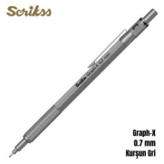 Scrikss Graph-X Metal Versatil Kalem 07 Koyu Gri - SCRİKSS