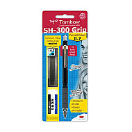 TOMBOW GRİP VERSATİL KALEMLİ OKUL SETİ 07 UÇ+SİLGİ AÇIK MAVİ BLİSTER (T-SH-GR43 R7.S1) - TOMBOW