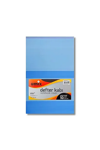 UMİX U1913 HAZIR DEFTER KABI A5 MAVİ 10LU (30010459) - 1
