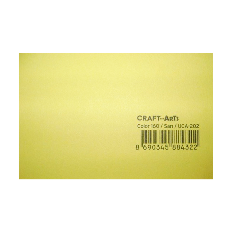 CRAFT&ARTS FON KARTONU 50x70 SARI 160gr