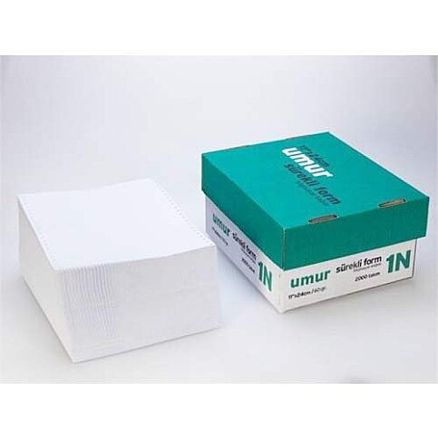 UMUR SÜREKLİ FORM 11x24 1 NÜSHA 60gr 2000Lİ (30000066) - 1