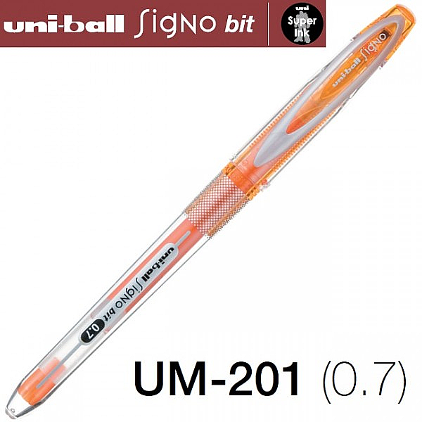 UNİ UM-201 SİGNO BİT JEL KALEM 0.7 TURUNCU