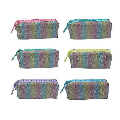 UNİCUS UNCS-917 BİG ZİP PASTEL SİMLİ GÖKKUŞAĞI KALEM KUTUSU XL - 1