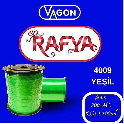 Vagon Rafya 200m Yeşil (4009) - 1