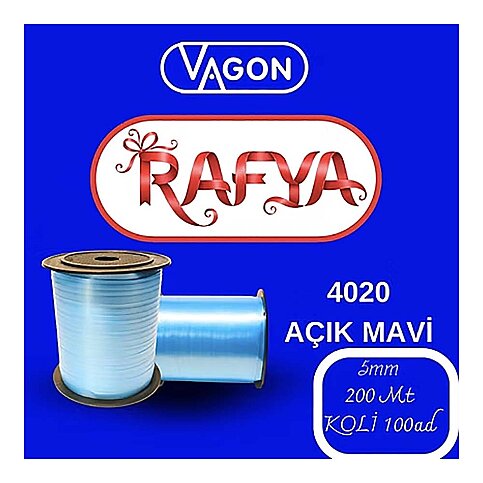 Vagon Rafya 200m Gök Mavisi (4020) - 1