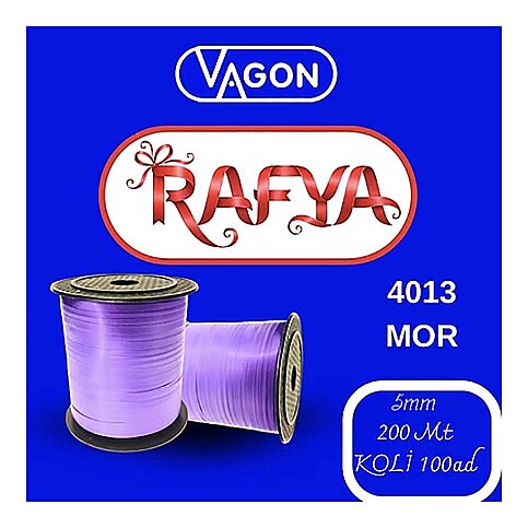 Vagon Rafya 200m Mor (4013) - 1