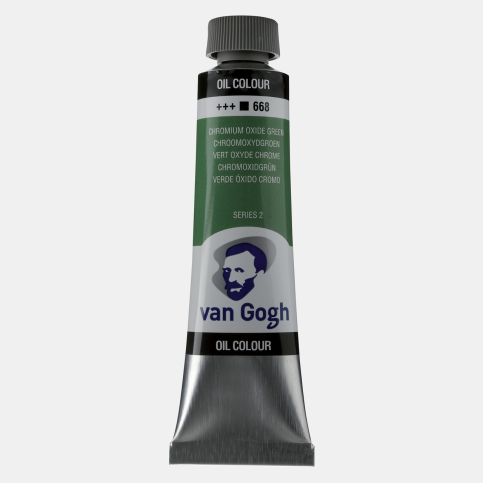 Van Gogh Yağlı Boya 668 Chromium Oxide Green 40Ml (2056683) - 1