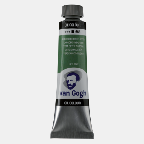 VAN GOGH YAĞLI BOYA 668 CHROMİUM OXİDE GREEN 40ml (2056683) - 1