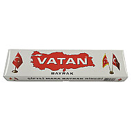 VATAN VT302 ÇİFTLİ BAYRAK DİREĞİ KROM - VATAN