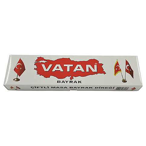 VATAN VT302 ÇİFTLİ BAYRAK DİREĞİ KROM - 1