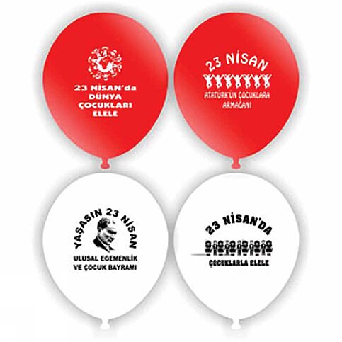 VATAN VT905 23 NİSAN BASKLILI BALON 100LÜ - 1