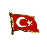 Vatan Vt602 Türk Bayraklı Dalgalı Rozet - VATAN