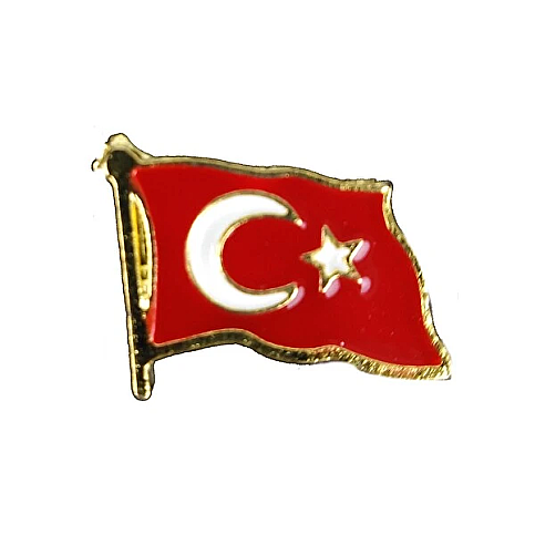 VATAN VT602 TÜRK BAYRAKLI DALGALI ROZET - 2