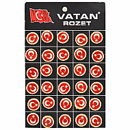 VATAN VT605 TÜRK BAYRAKLI ROZET - VATAN (1)
